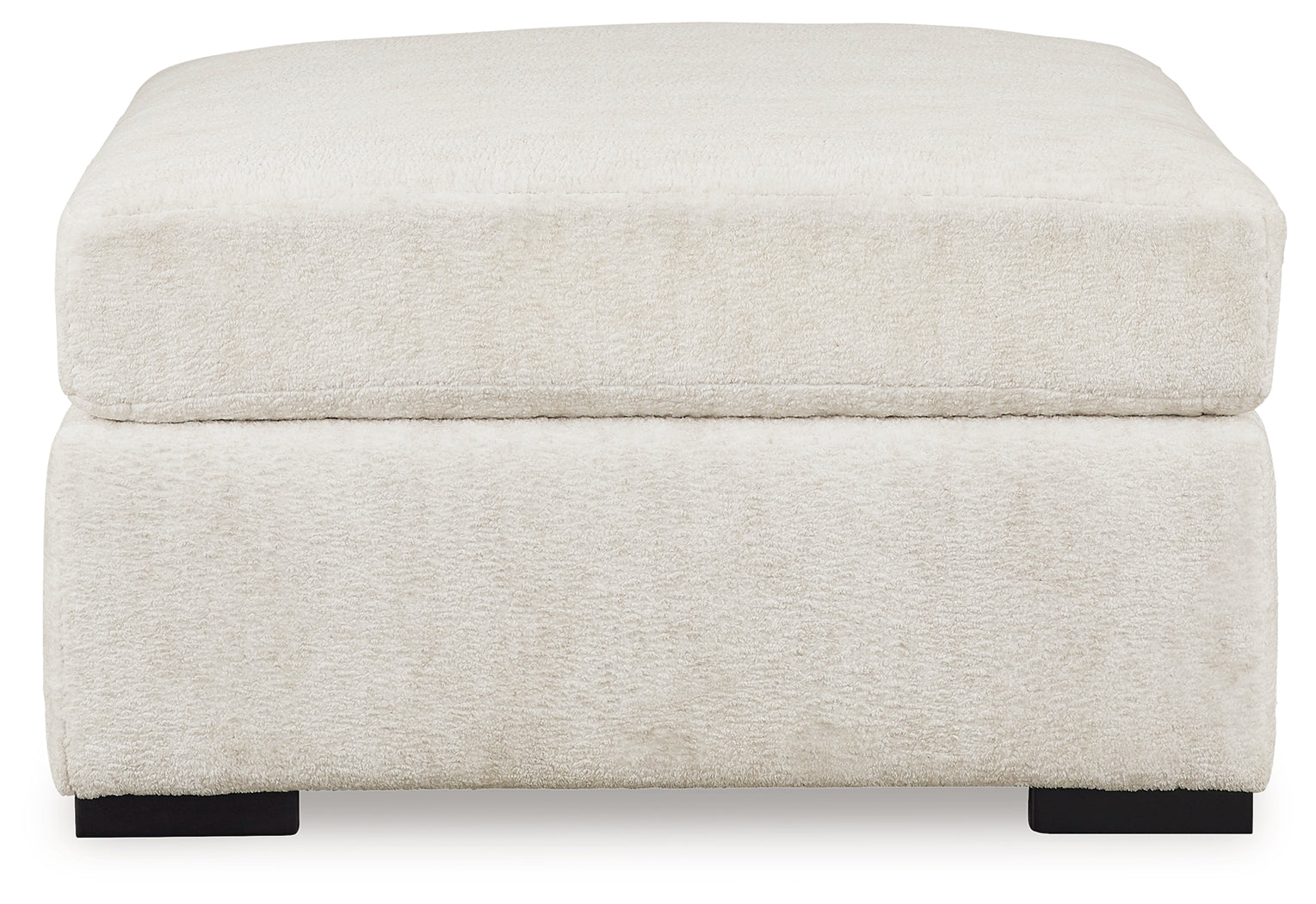 Chessington Ivory 4-Piece Sectional and Oversized Accent Ottoman