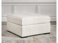 Chessington Ivory Oversized Accent Ottoman