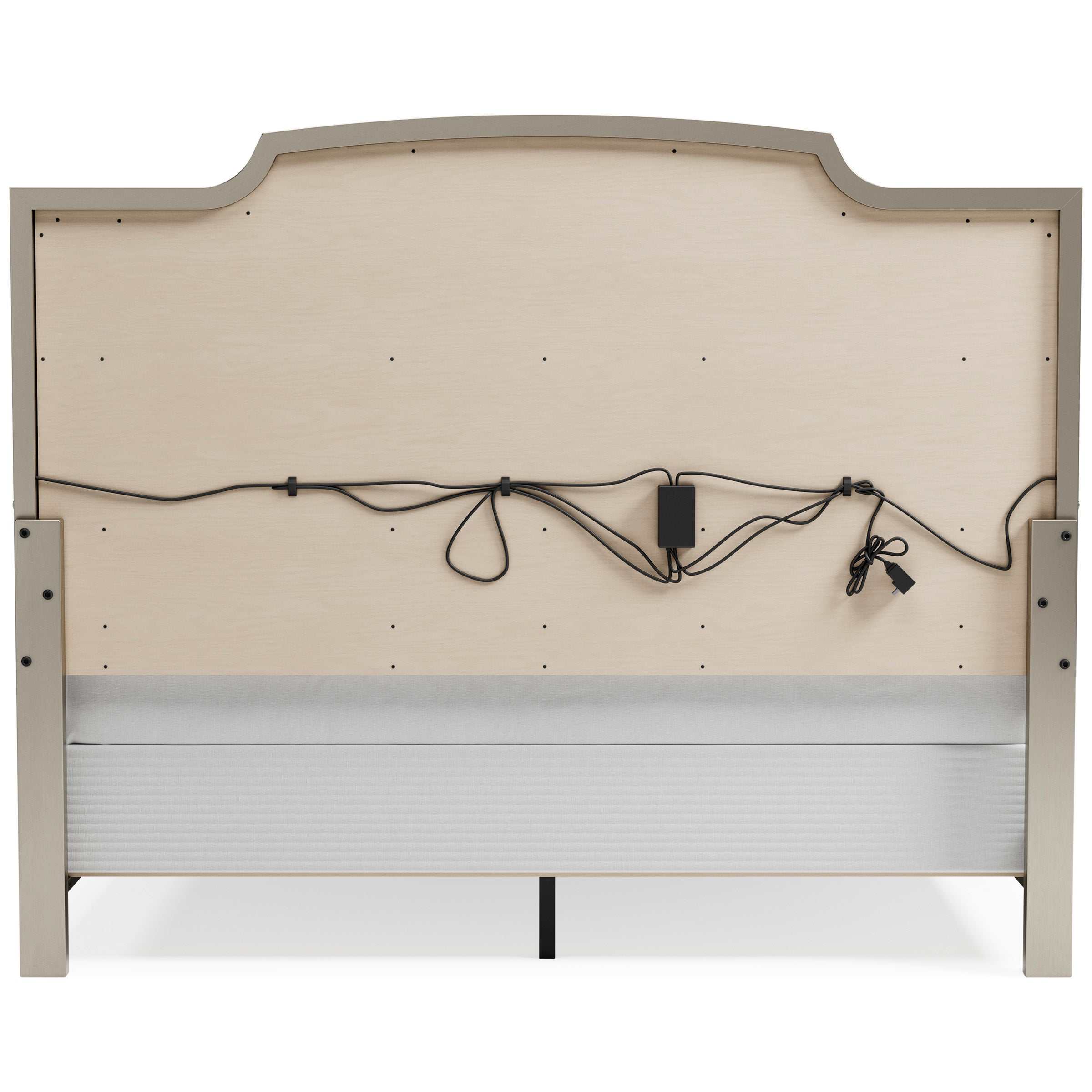 Chevanna Platinum Cal. King Upholstered Panel Bed