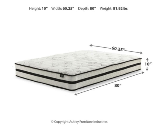 Chime 10 Inch Hybrid Queen Mattress in a Box
