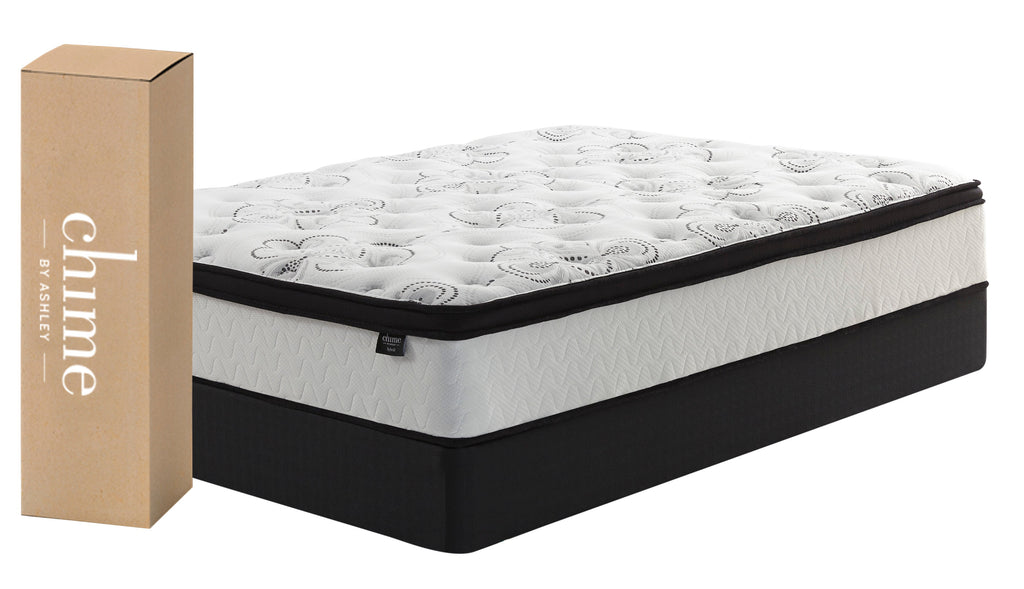Chime 12 Inch Hybrid Ultra Plush Twin Mattress in a Box