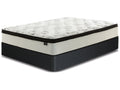 Chime 12 Inch Hybrid White California King Mattress & Foundation Set