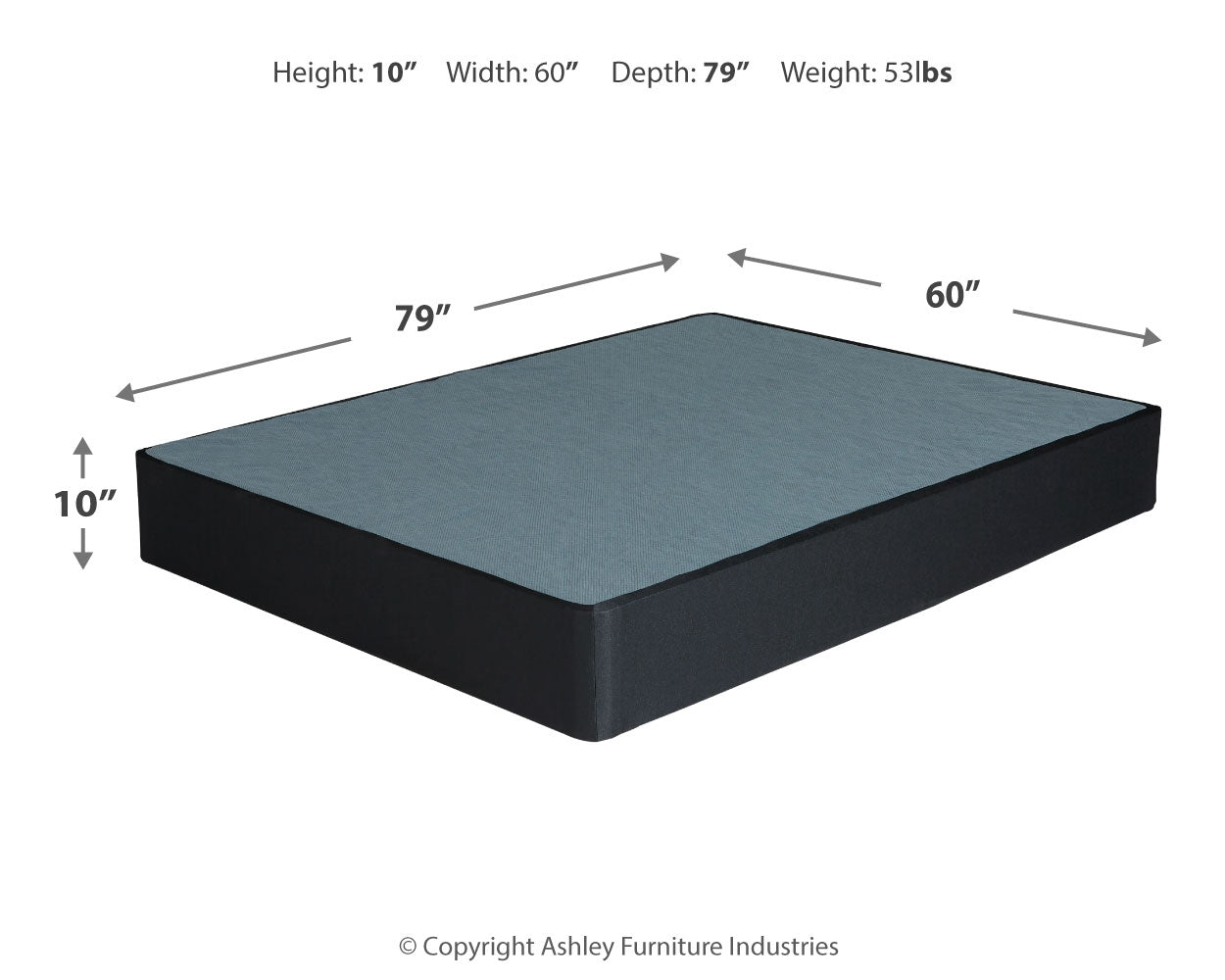 Chime 12 Inch Hybrid White California King Mattress & Foundation Set