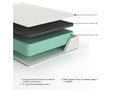 Chime 12 Inch Memory Foam California King Mattress in a Box