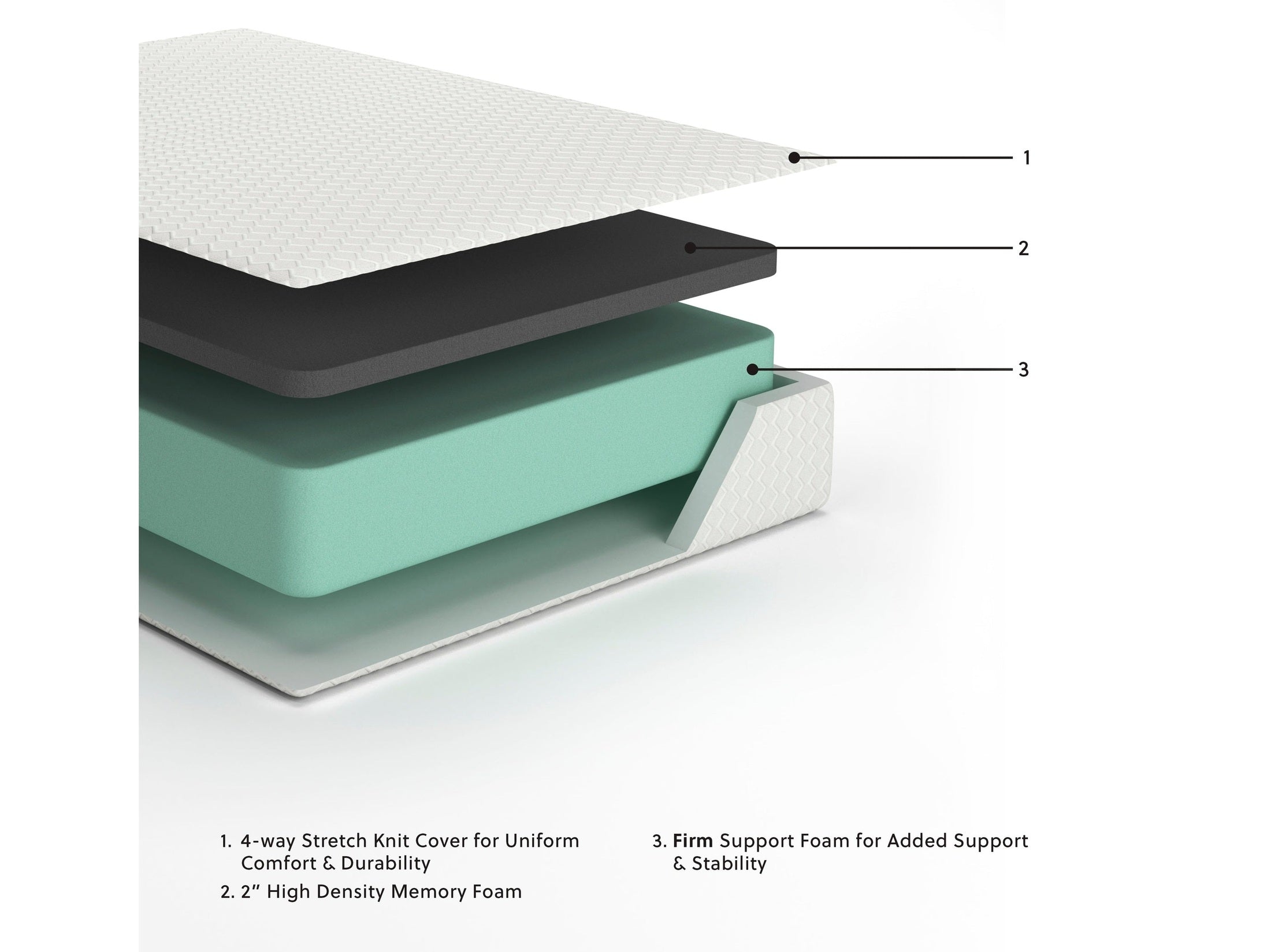 Chime 12 Inch Memory Foam California King Mattress in a Box