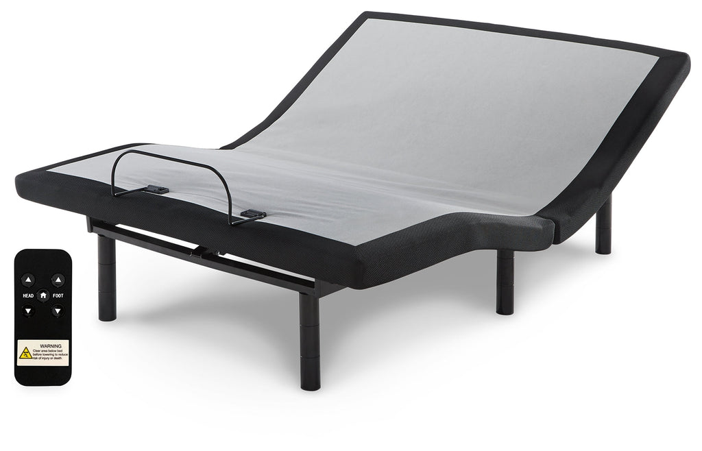 Chime 12 Inch Memory Foam White Queen Mattress & Adjustable Base