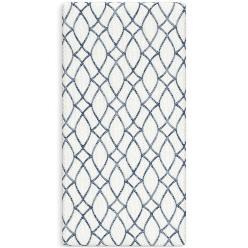 Chime Elite 2.0 White/Blue Memory Foam 10 Inch Mattress / Firm