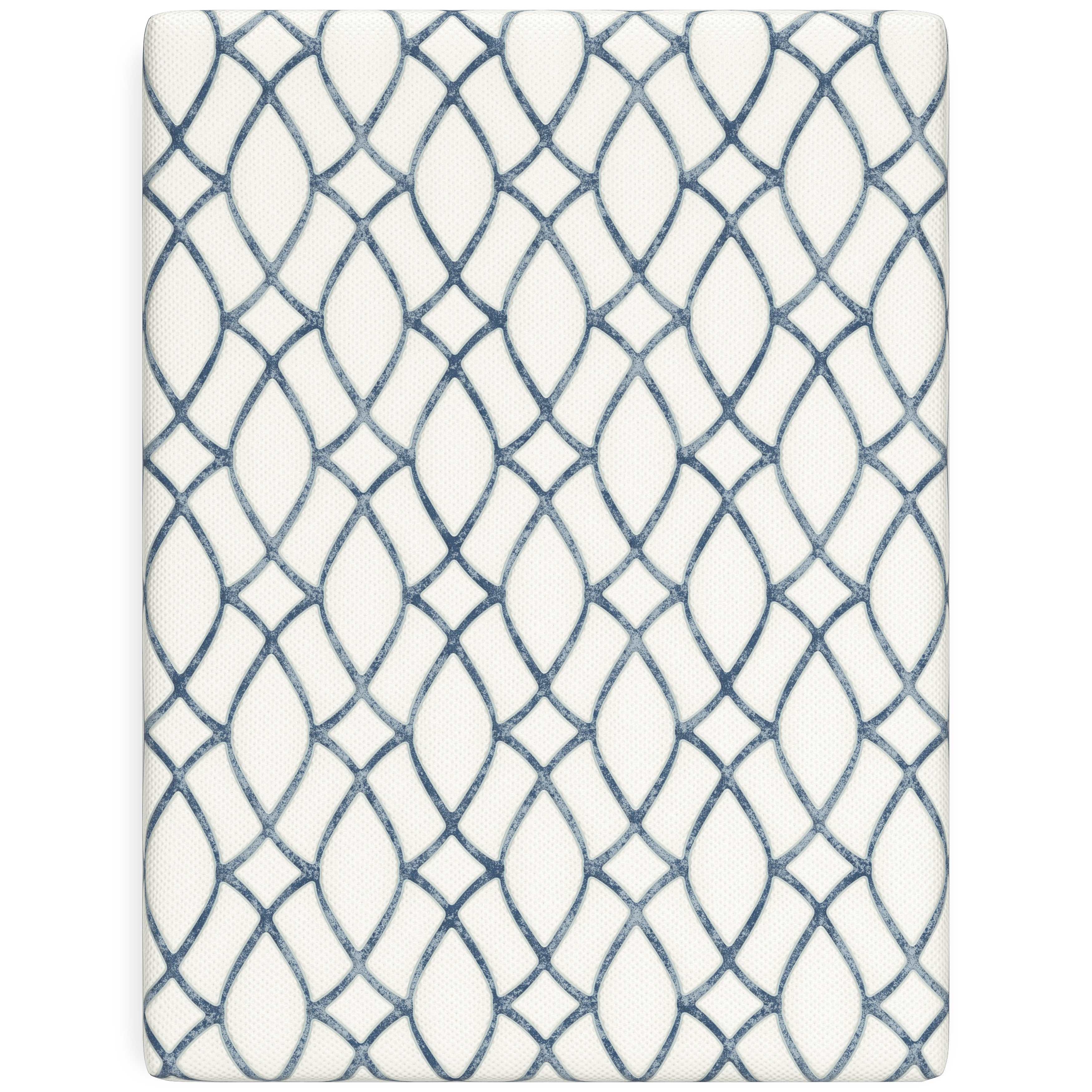 Chime Elite 2.0 White/Blue Memory Foam 14 Inch Mattress / Ultra Plush