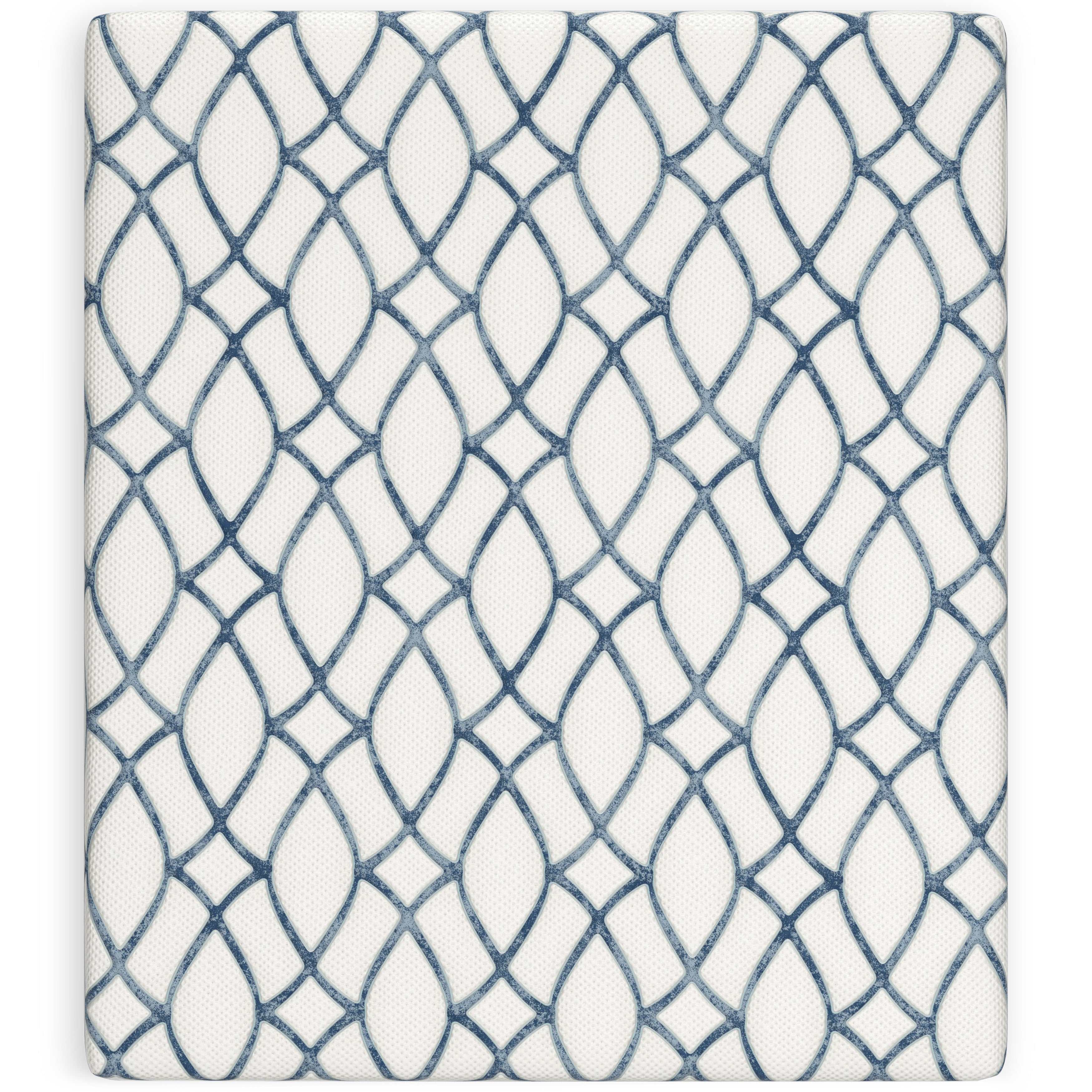 Chime Elite 2.0 White/Blue Memory Foam Mattress / Plush