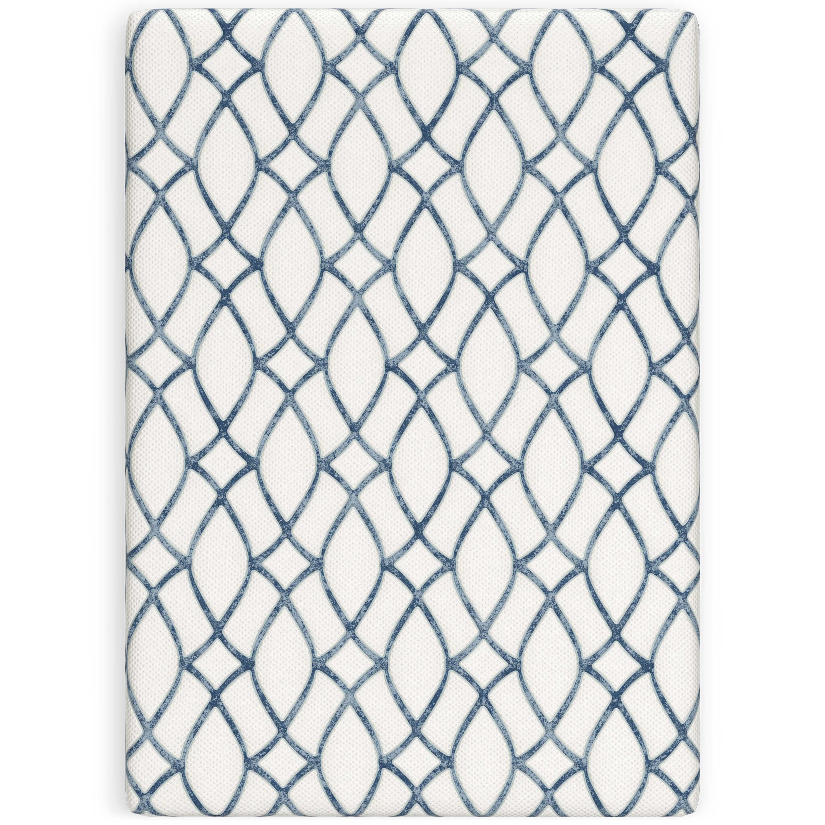 Chime Elite 2.0 White/Blue Memory Foam Mattress / Plush