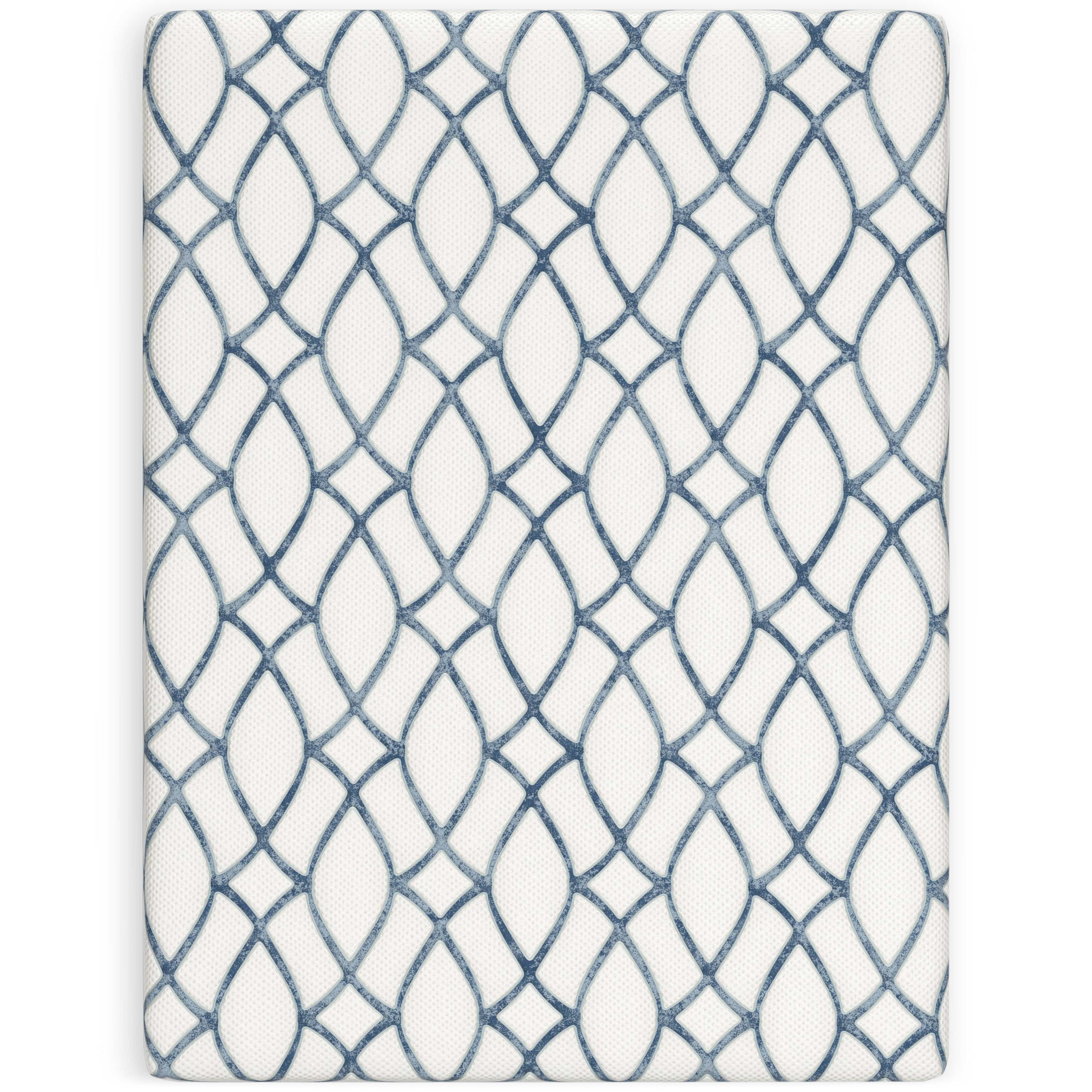 Chime Elite 2.0 White/Blue Memory Foam Mattress / Plush