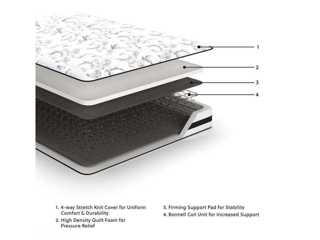 Chime Innerspring 8 Inch King Mattress in a Box Firm