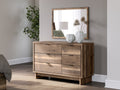 Chirason Brown Dresser and Mirror