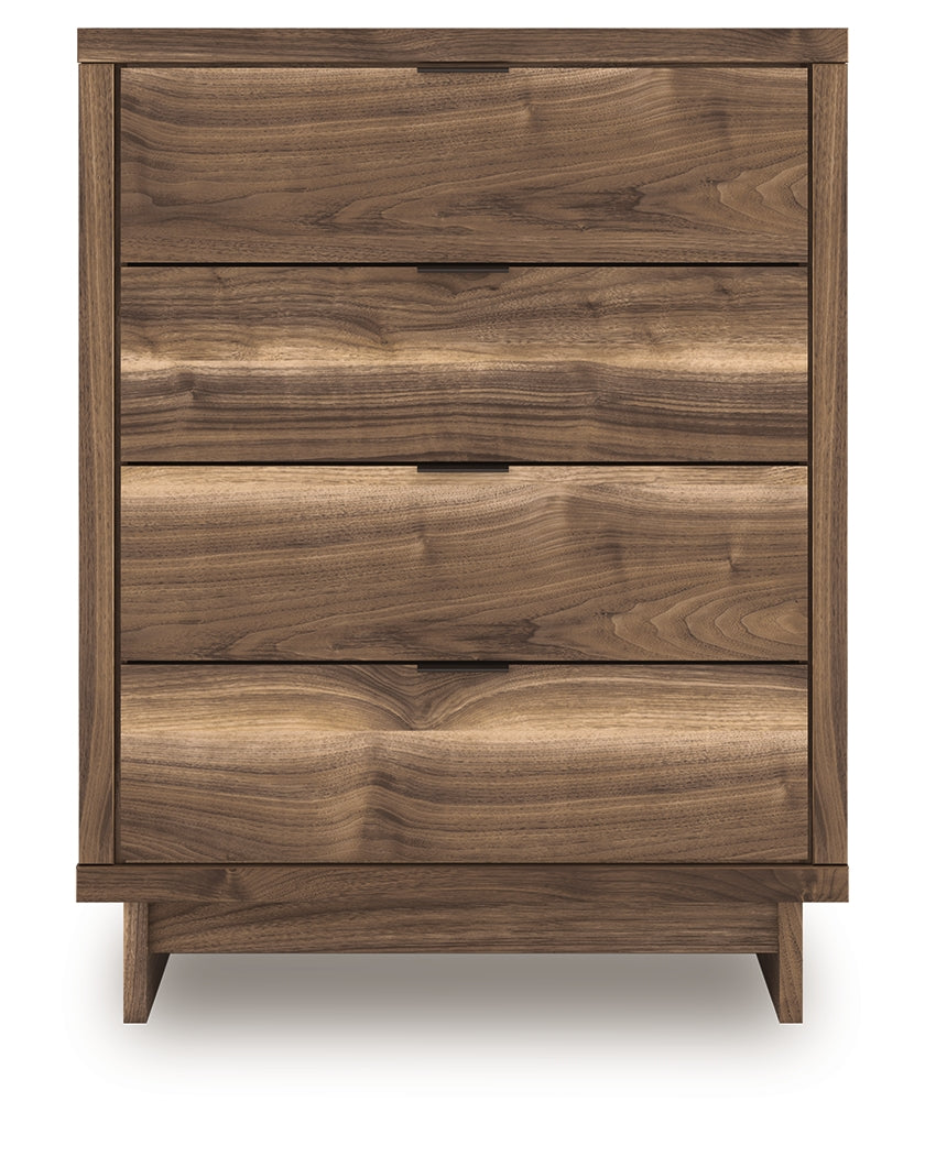 Chirason Brown Four Drawer Chest