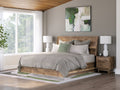 Chirason Brown King Panel Bed