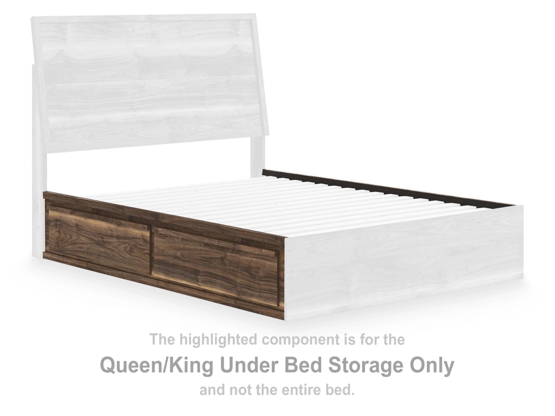 Chirason Queen/King Under Bed Storage, Brown