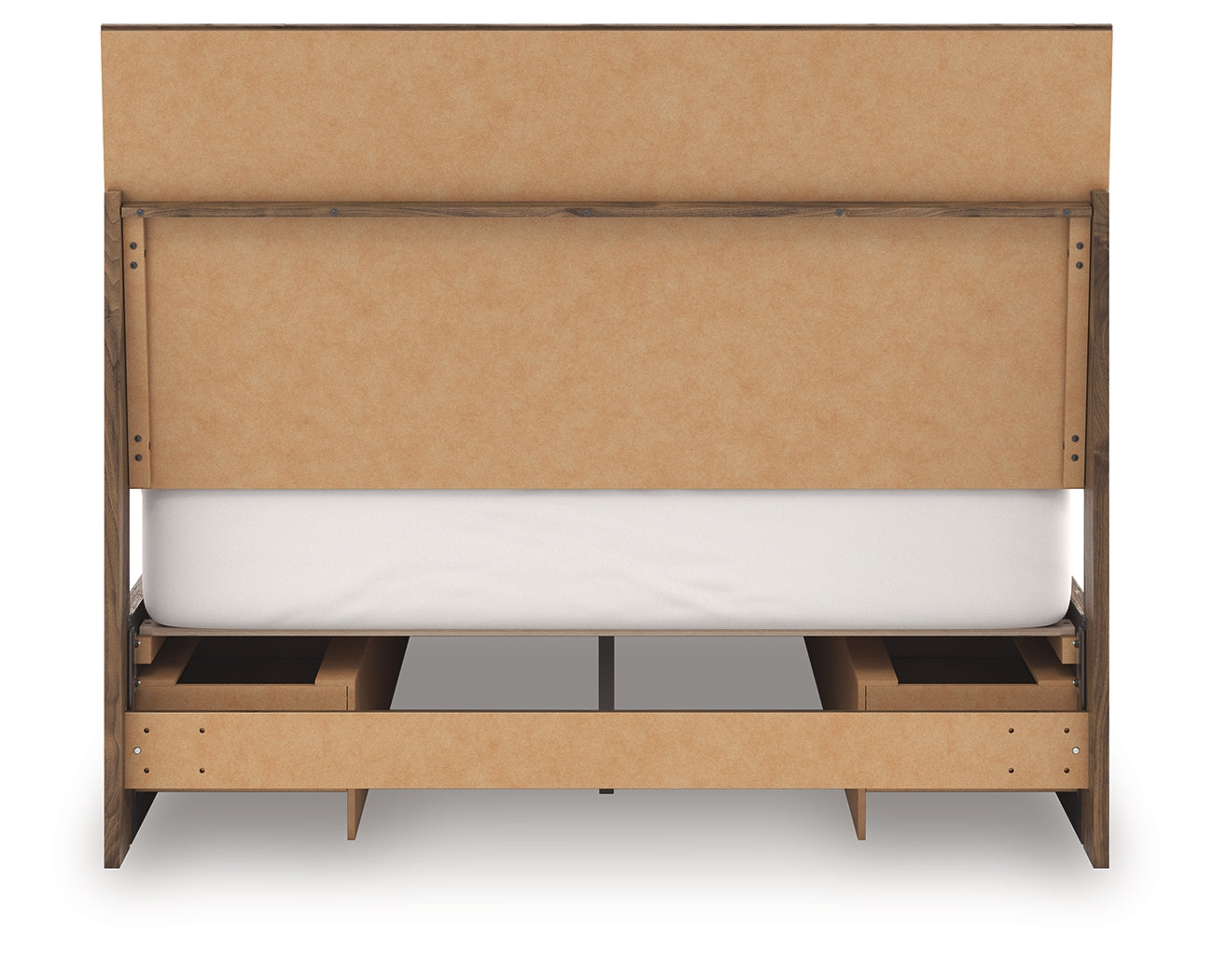 Chirason Brown Queen Panel Bed with Storage