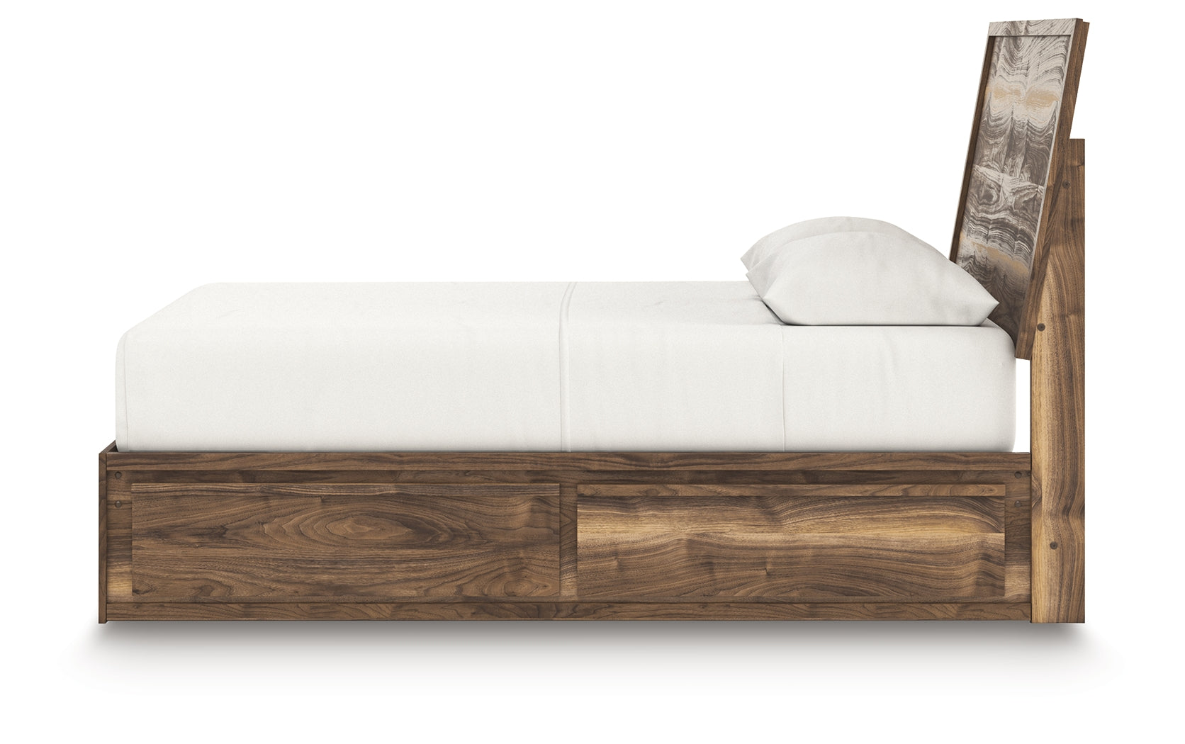 Chirason Brown Queen Panel Bed with Storage