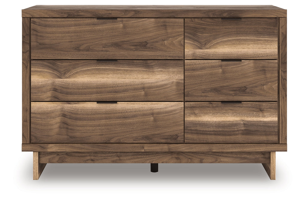 Chirason Brown Six Drawer Dresser