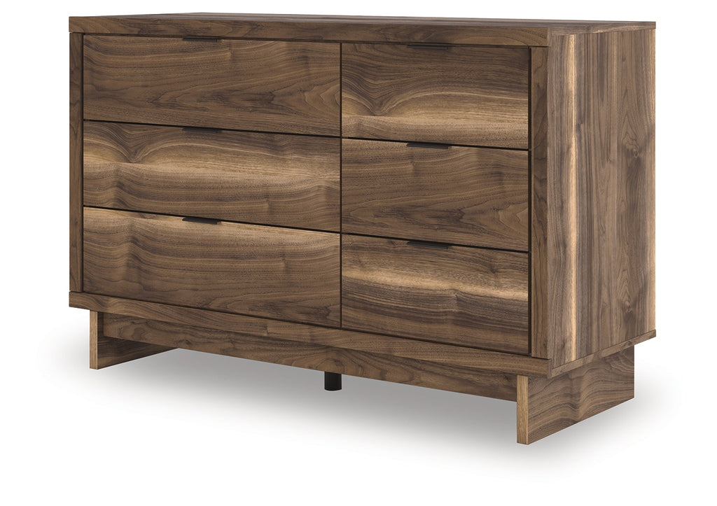 Chirason Brown Six Drawer Dresser
