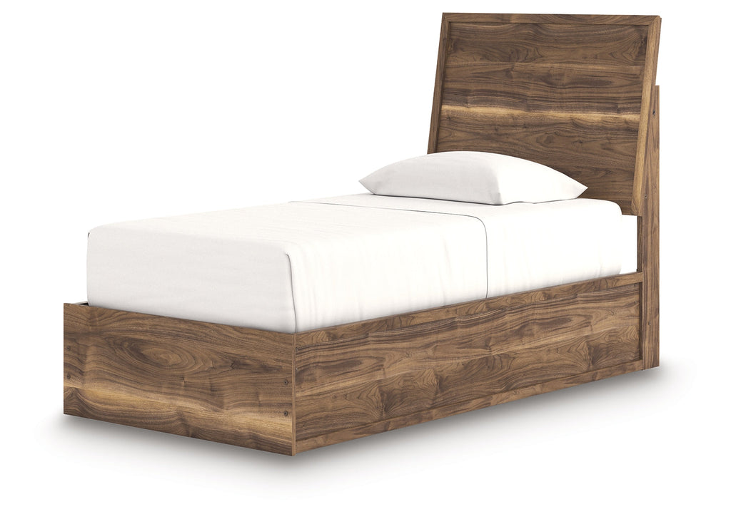 Chirason Brown Twin Panel Bed