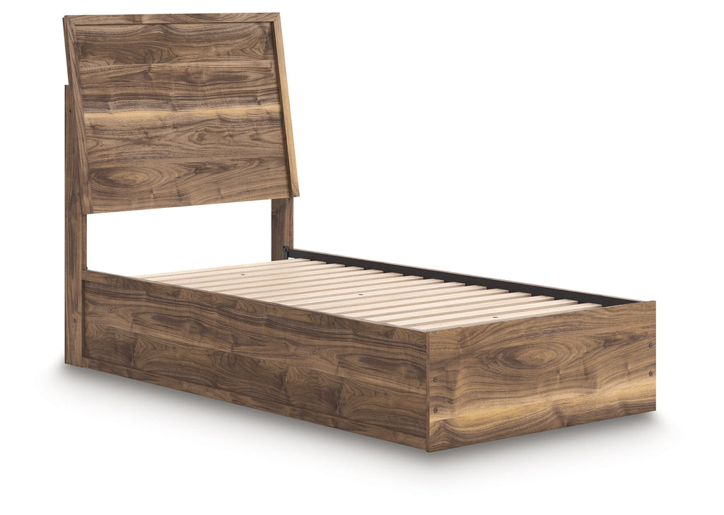Chirason Brown Twin Panel Bed