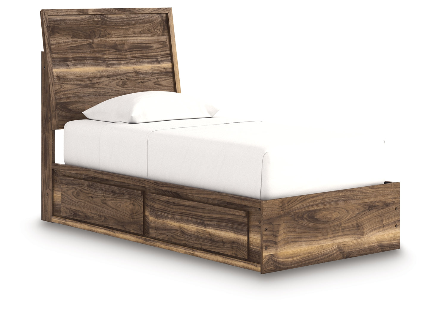 Chirason Twin Panel Bed, Brown