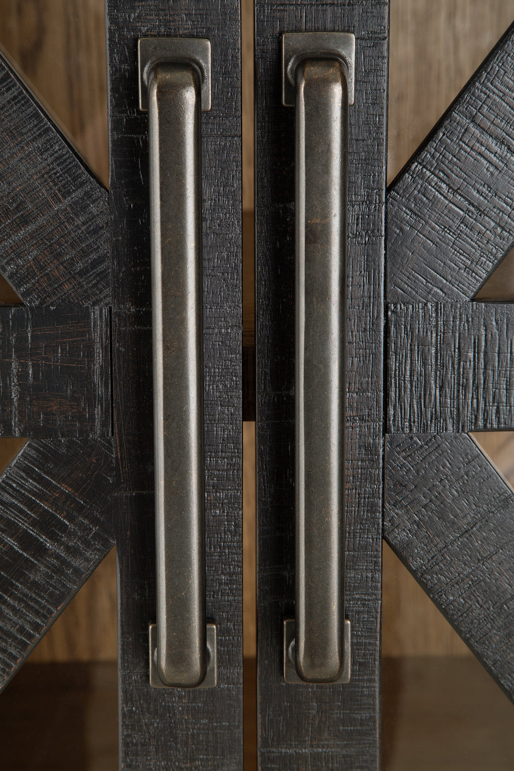 Christop Black/Brown Accent Cabinet