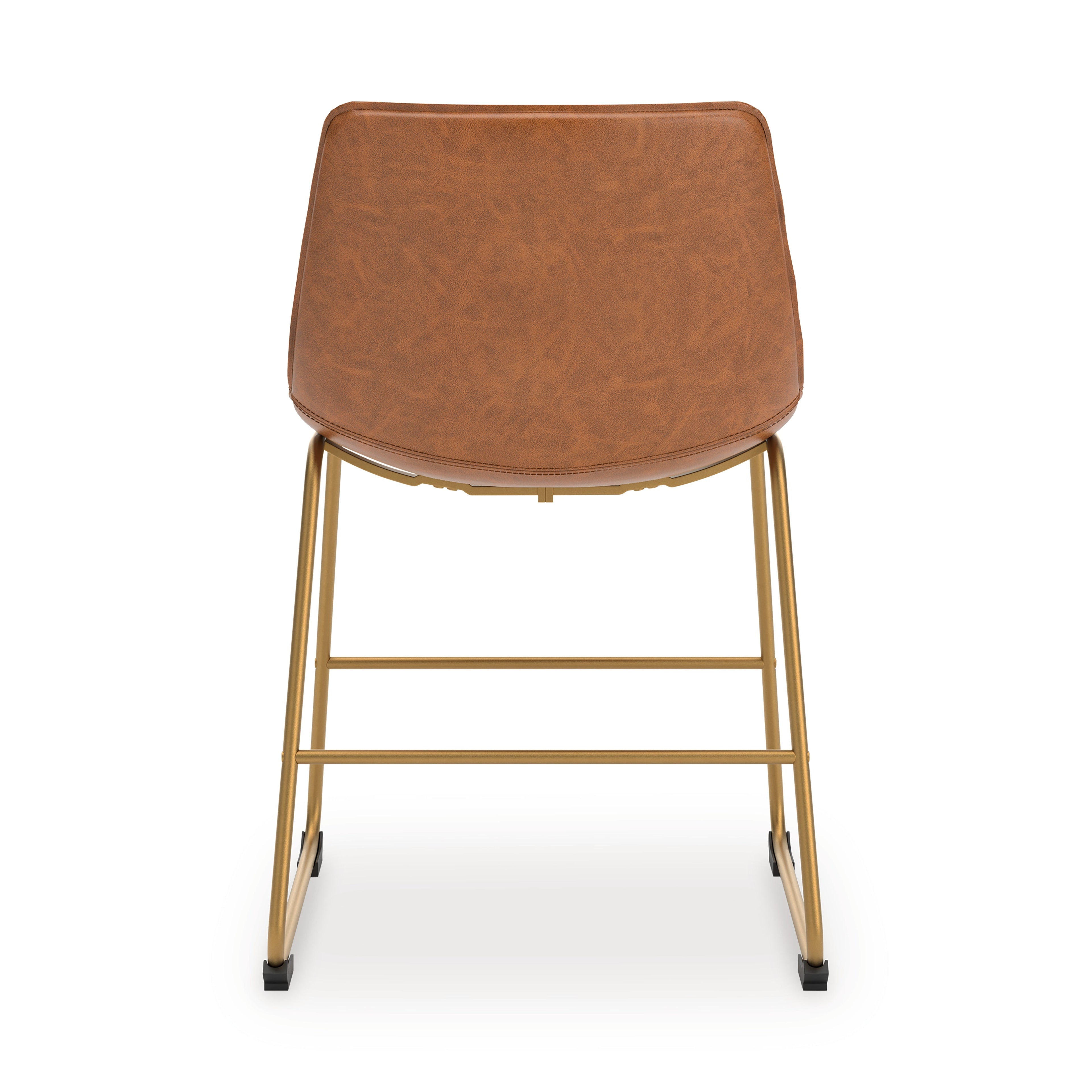 Ciabori Brown/Gold Dining UPH Side Chair (Set of 2)