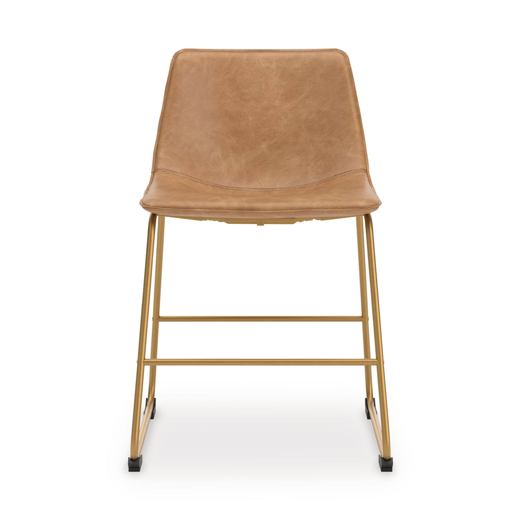 Ciabori Toast/Gold Dining UPH Side Chair (Set of 2)
