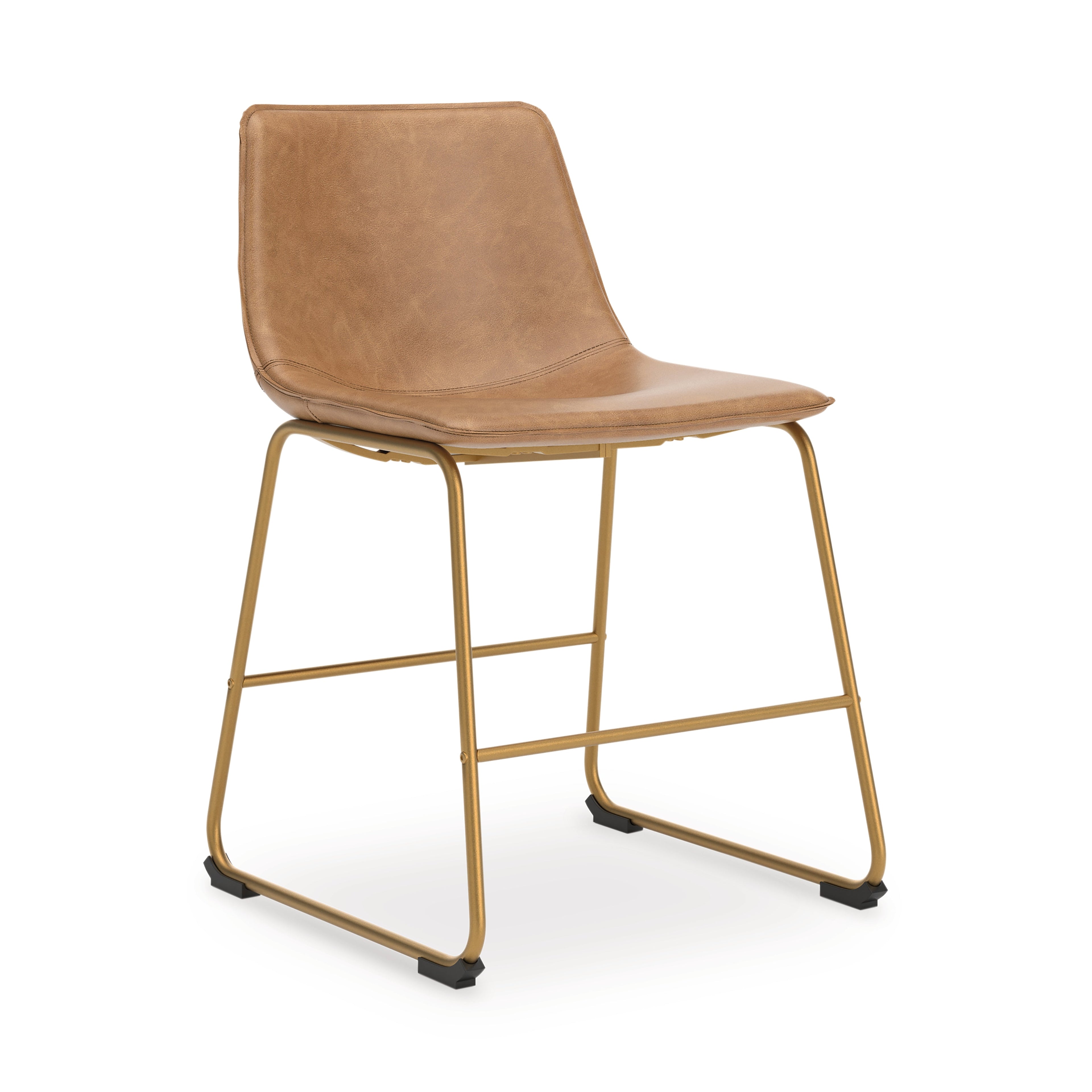 Ciabori Toast/Gold Dining UPH Side Chair (Set of 2)