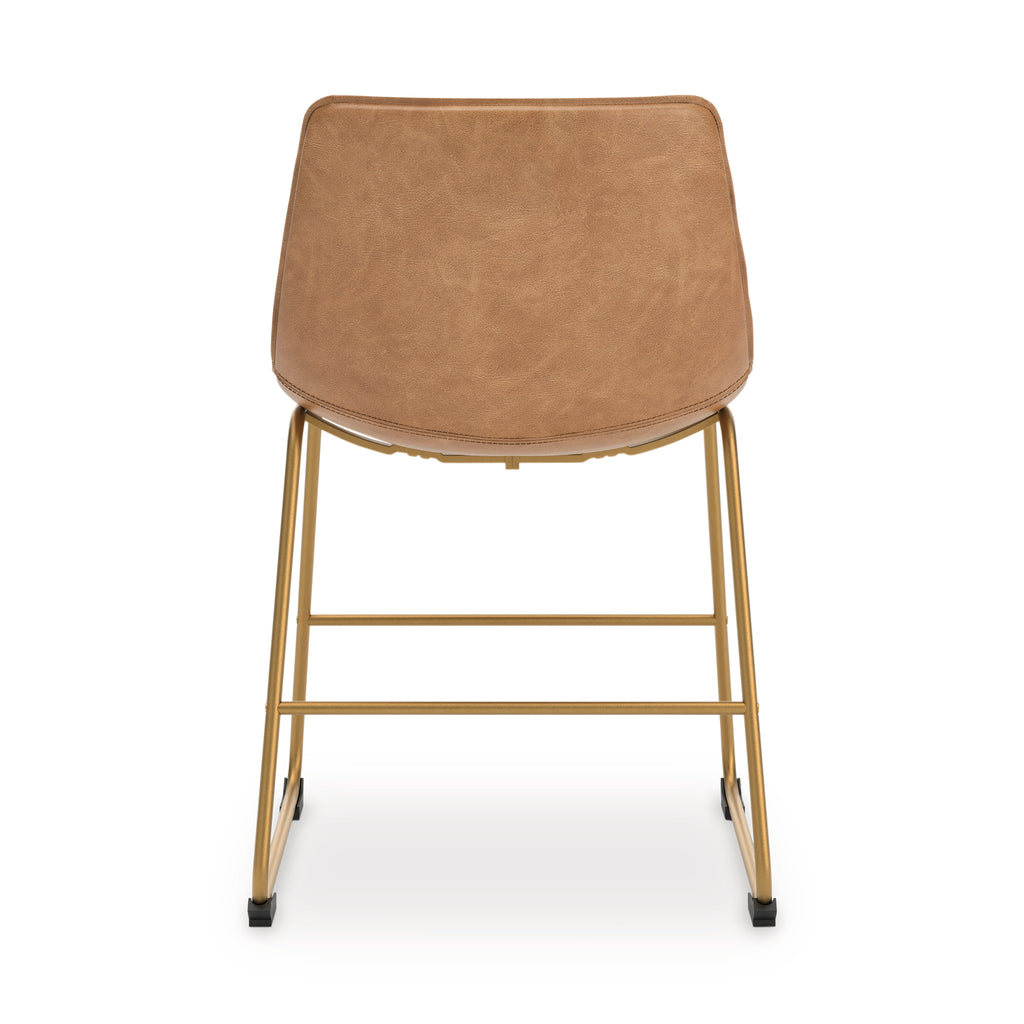 Ciabori Toast/Gold Dining UPH Side Chair (Set of 2)