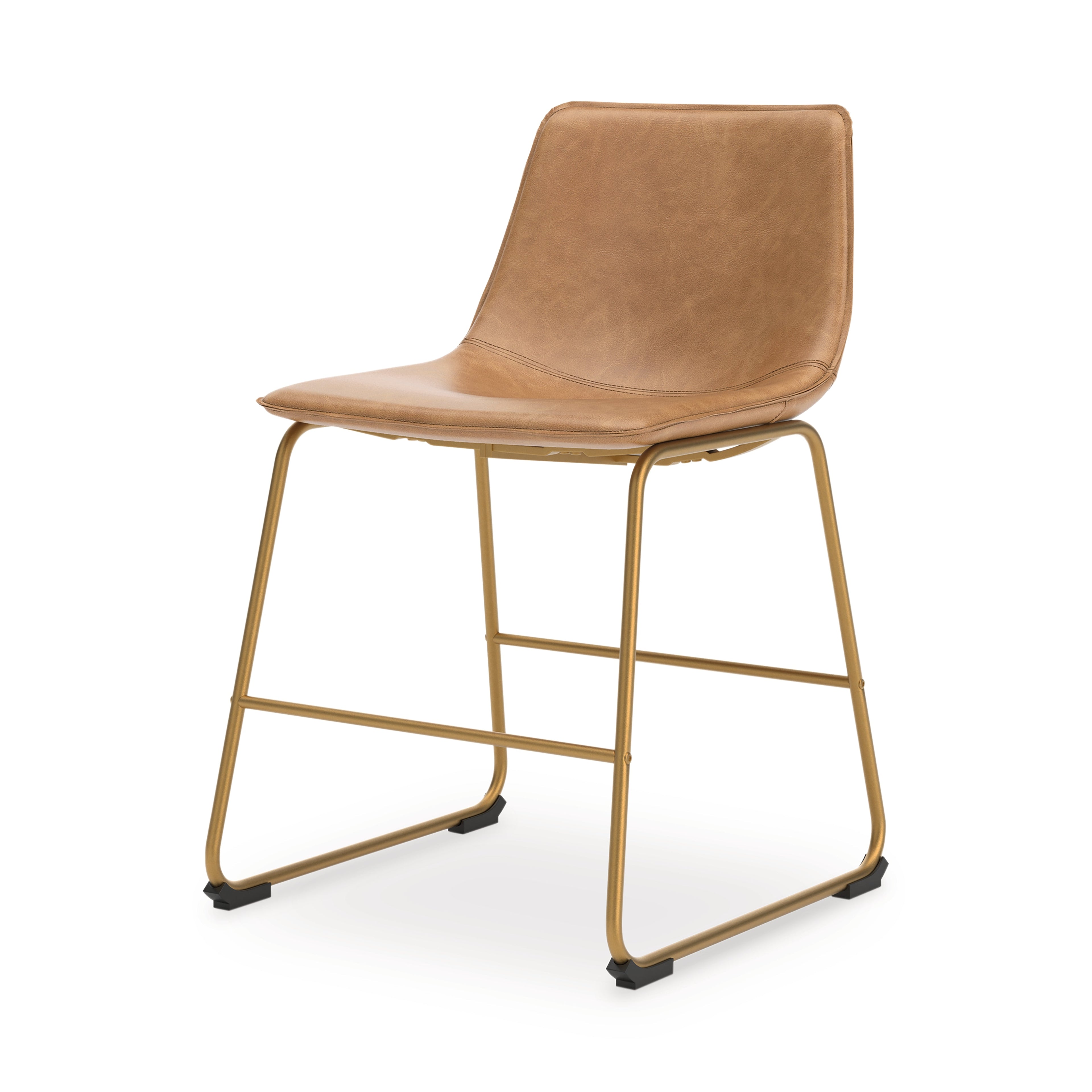 Ciabori Toast/Gold Dining UPH Side Chair (Set of 2)