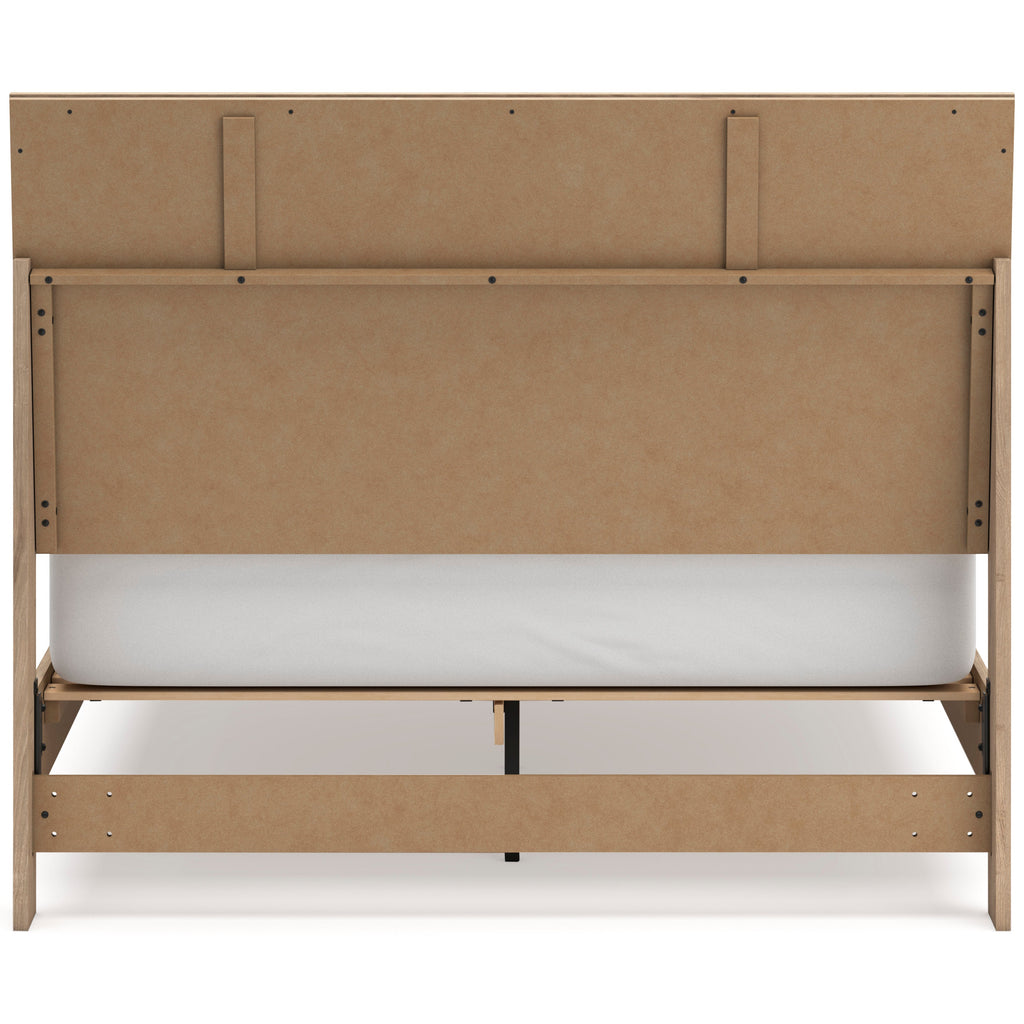 Cielden Two-Tone Queen Panel Bed
