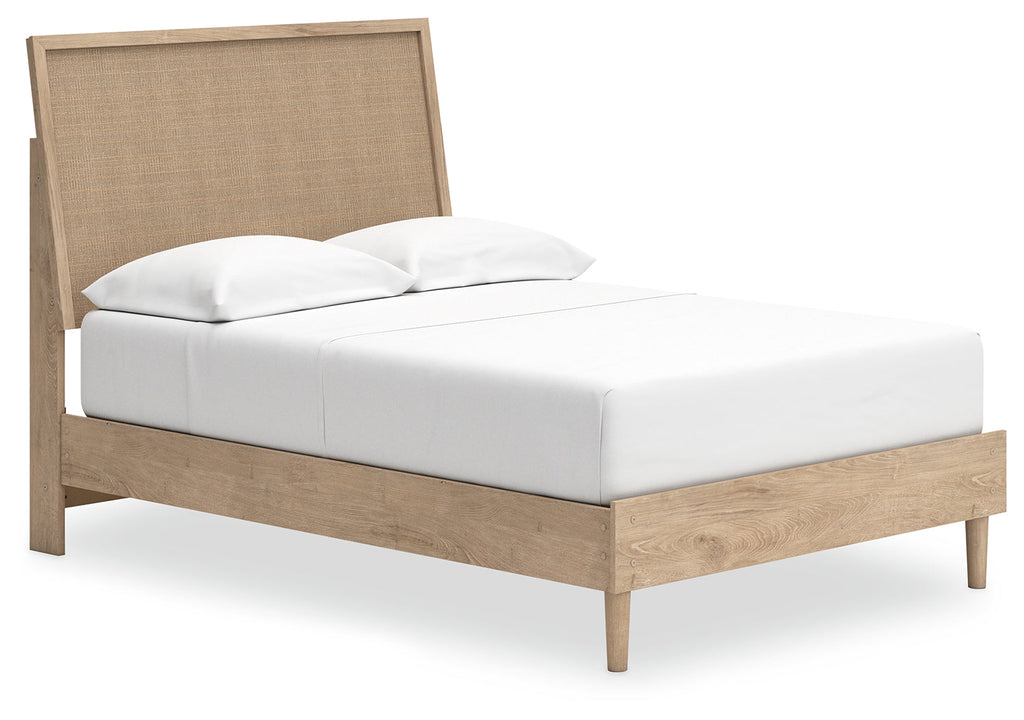 Cielden Two-tone Full Panel Bed & Dresser & Mirror