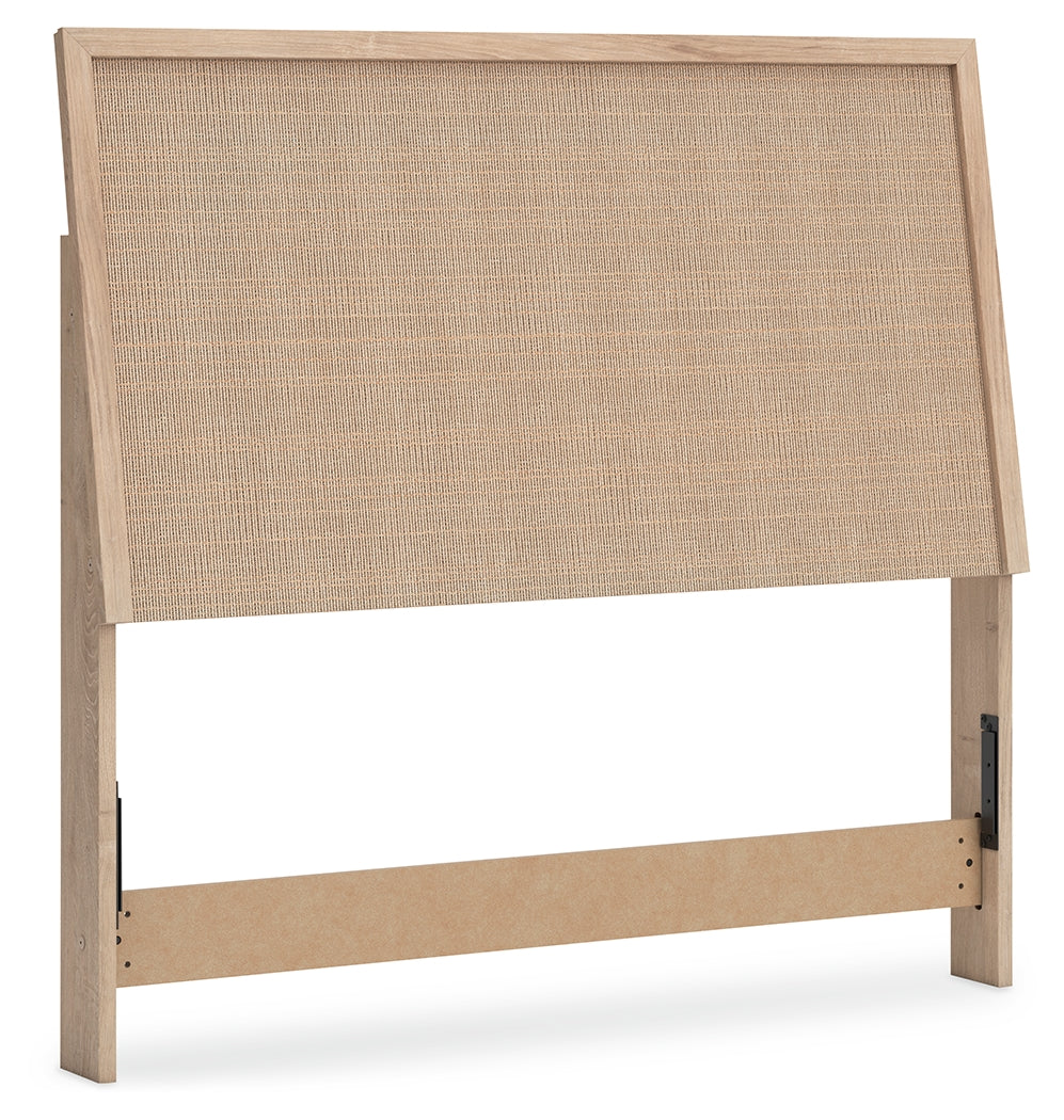 Cielden Two-tone Full Panel Headboard & Dresser & Mirror
