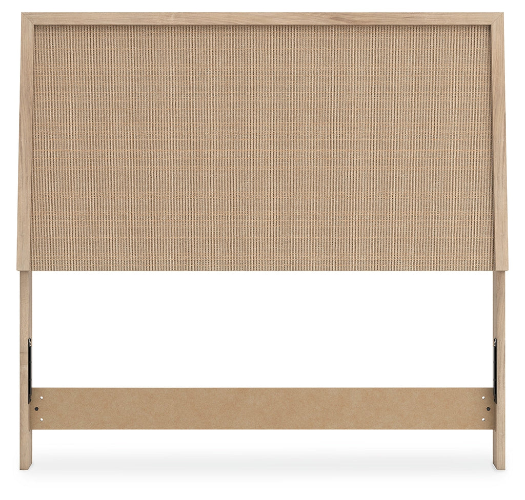 Cielden Two-tone Full Panel Headboard & Dresser & Mirror