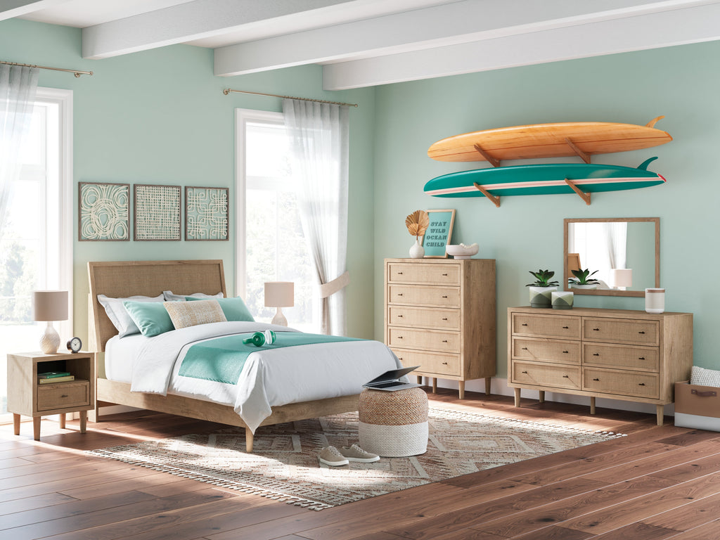 Cielden Two-tone Full Panel Youth Bed