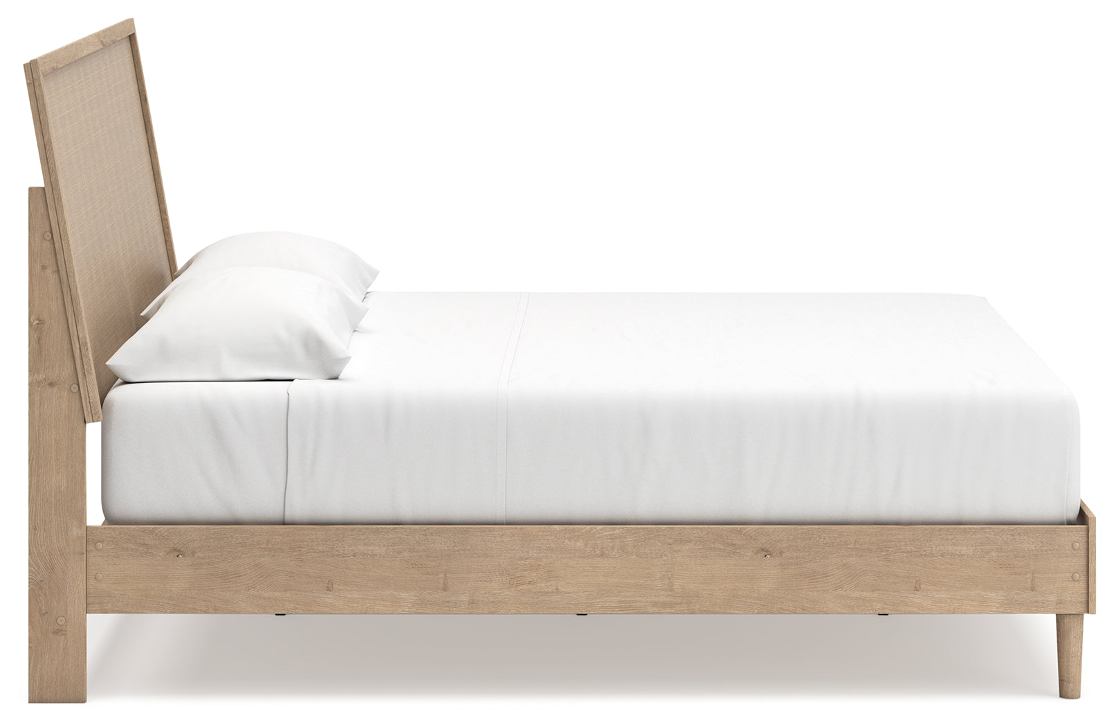 Cielden Two-tone King Panel Bed & Dresser & Mirror & Nightstand