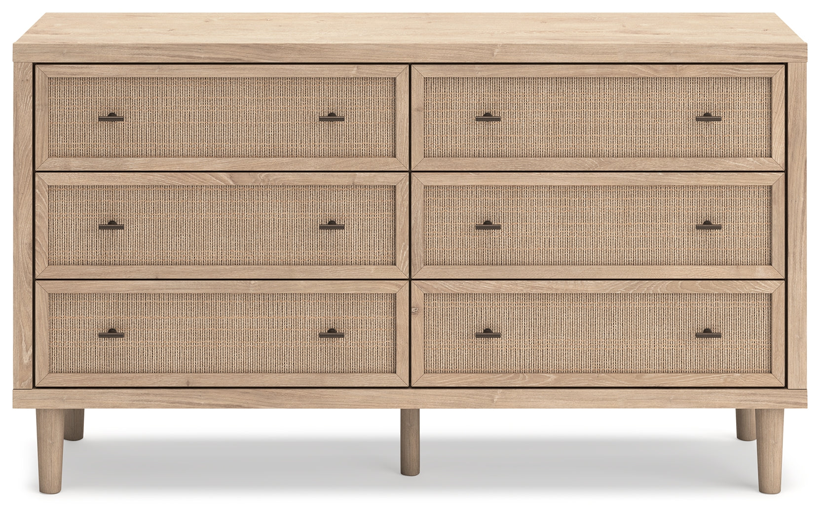 Cielden Two-tone King Panel Bed & Dresser & Nightstand