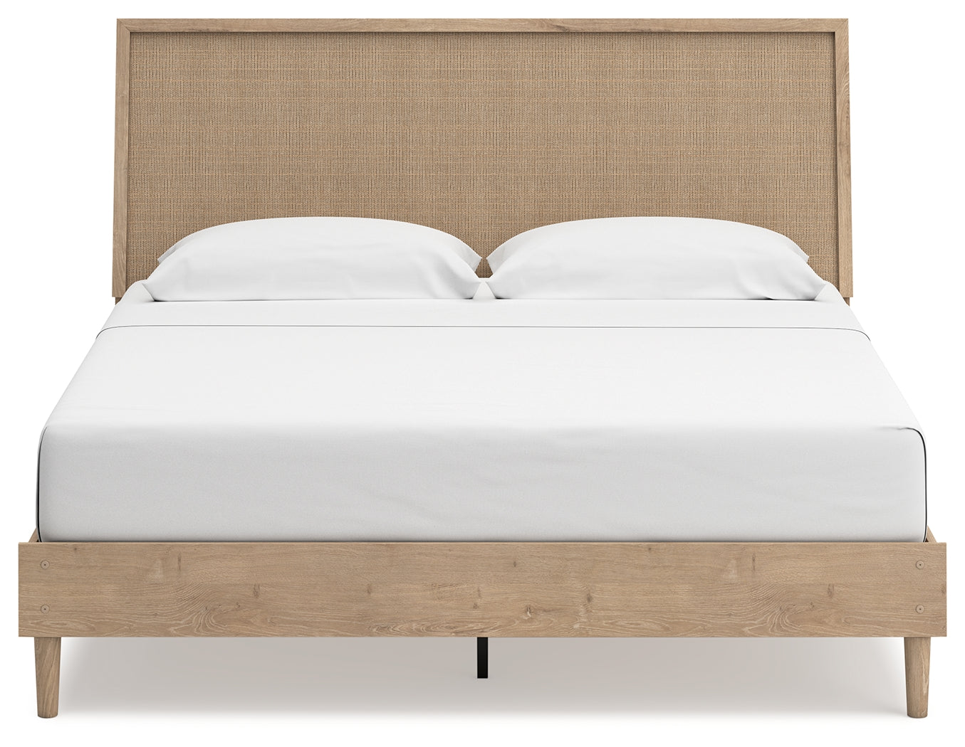 Cielden Two-tone King Panel Bed & Dresser & Nightstand