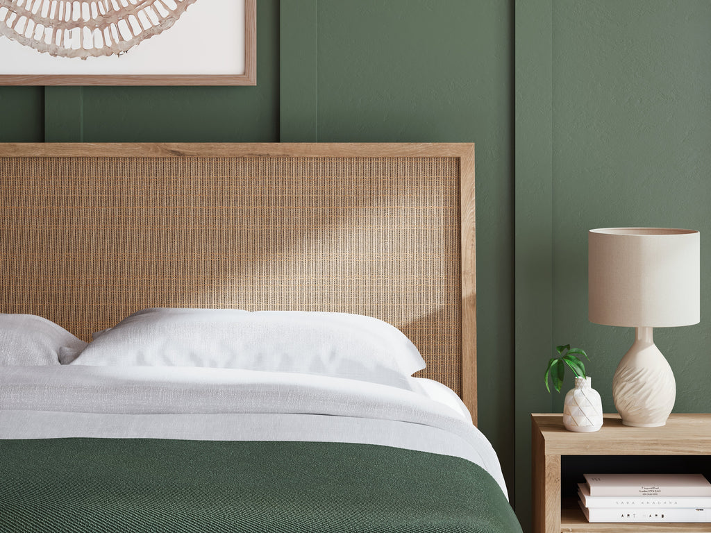 Cielden Two-tone King Panel Bed