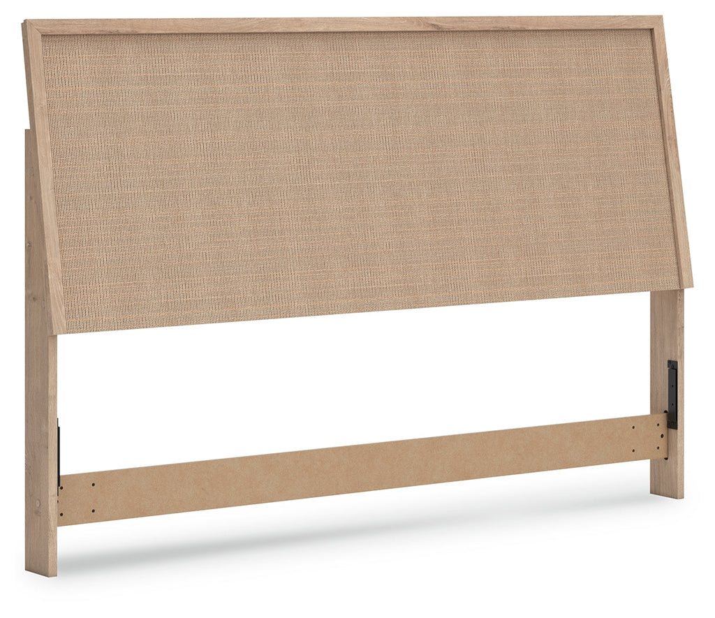 Cielden Two-tone King Panel Headboard & Dresser & Mirror