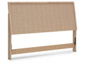 Cielden Two-tone King Panel Headboard