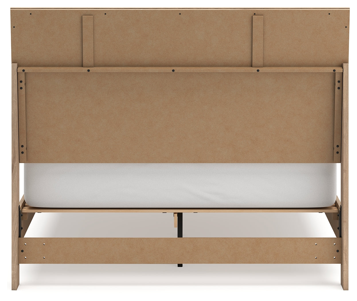 Cielden Two-tone Queen Panel Bed & Dresser & Mirror & Nightstand
