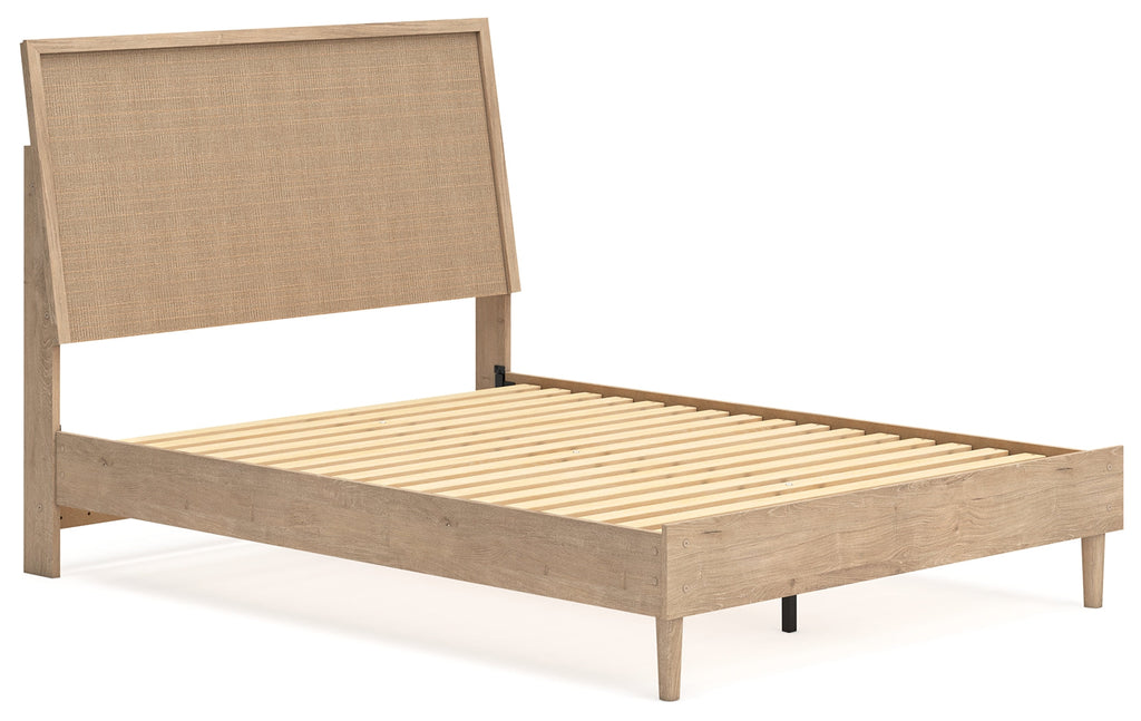 Cielden Two-tone Queen Panel Bed & Dresser & Mirror