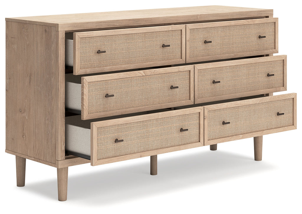 Cielden Two-tone Queen Panel Bed & Dresser & Nightstand