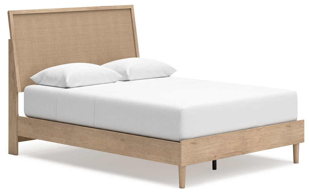 Cielden Two-tone Queen Panel Bed & Dresser & Nightstand
