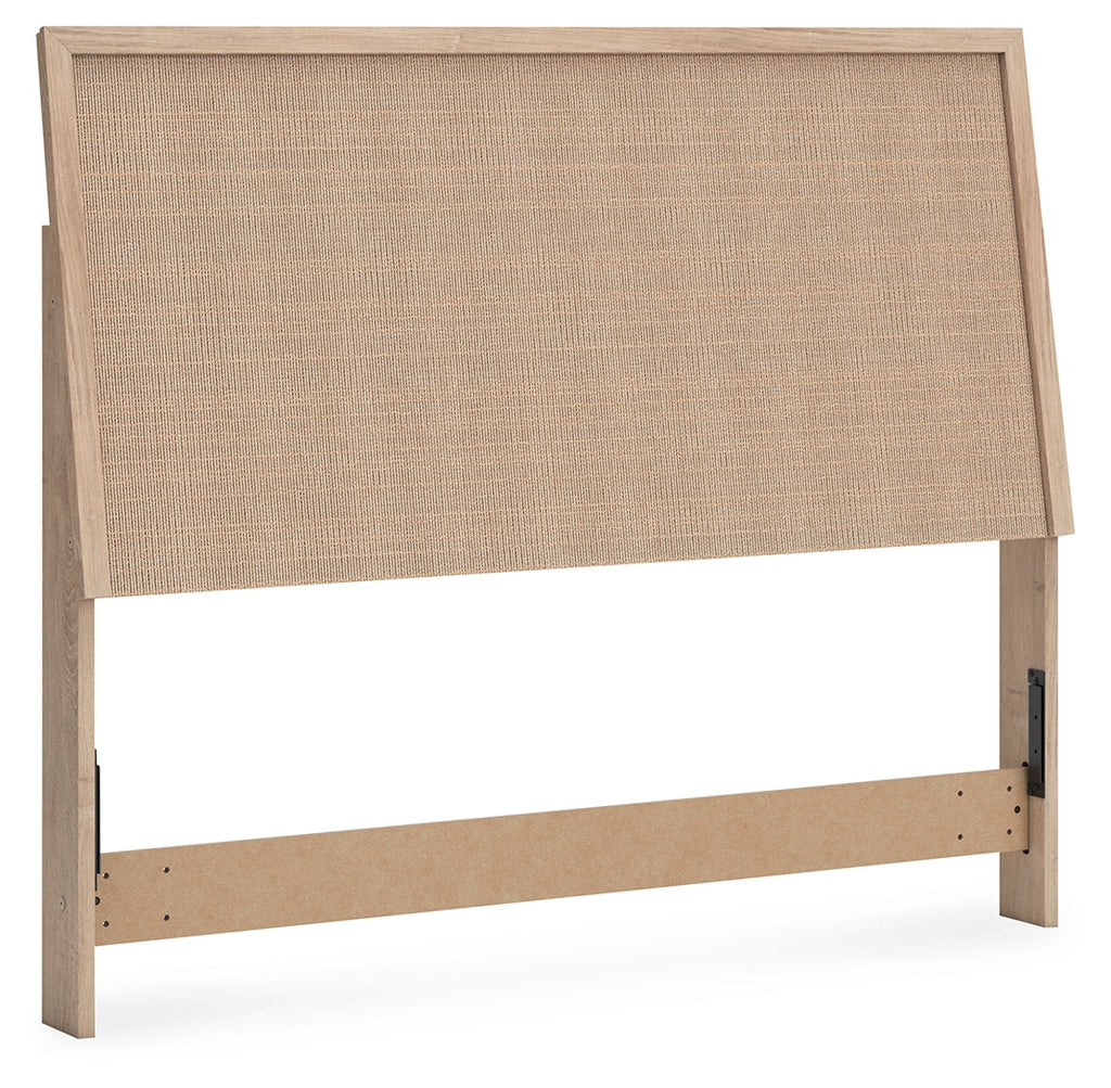 Cielden Two-tone Queen Panel Headboard & Dresser & Mirror