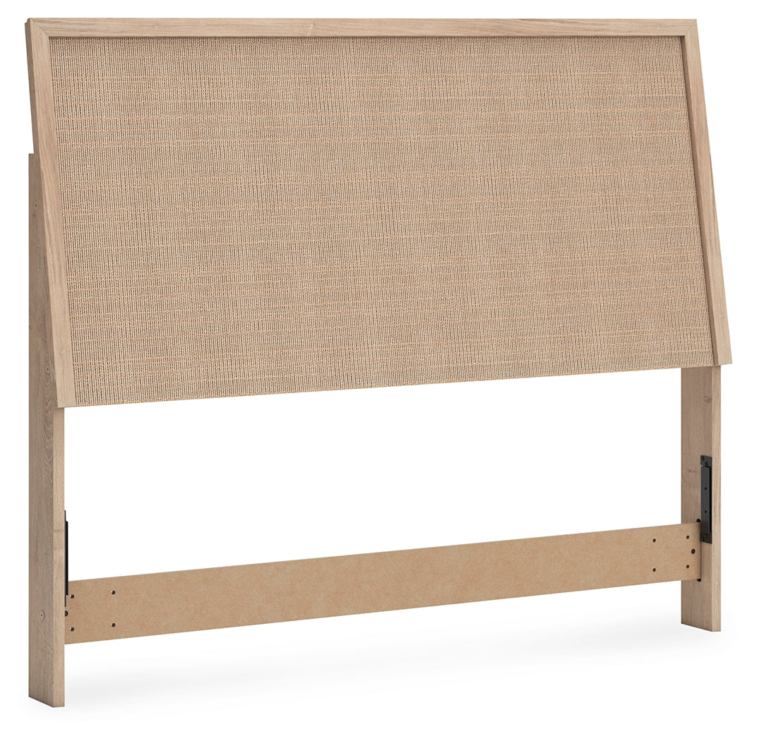 Cielden Two-tone Queen Panel Headboard & Dresser & Mirror